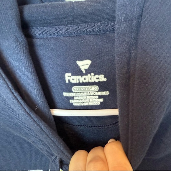 Fanatics Blue Michigan Sweatshirt Classic Collegiate Style - Picture 2 of 3